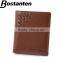 customized logo genuine leather small wallet for men wholesale