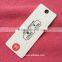 Double Sides Artpaper Printing Hangtag With Safety Pin