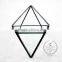 17*12*9.5cm geometric rhombus glass terrarium transparent flower arrangement air plant planter greenhouse home decoration0100005