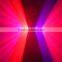 Four tunnel laser disco club show lighting Red, Violet effects light