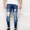 jeans brands factory Distressed denim man jeans high quality man clothing jeans(LOTA073)