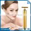 Slimming Face 24k Gold Vibration Facial Beauty Roller Massager Stick Lift Skin Tightening Wrinkle Stick Bar Face Skin Care