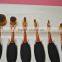 High Quantility New Type Best Selling Cosmetic Foundation 10Pcs Rose Gold Oval Makeup Brush Set