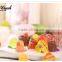 Small plastic candy containers nata de coco confectionery bear cartoon shape jelly candy