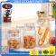 Metal Clip and Glalss Lid Lock Glass Canister Set