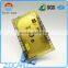 Golden Engraved Business Metal Card/Metal VIP cards