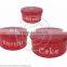 color coated Galvanized steel cookie Storage jar biscuit container