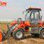 Qingdao Everun 1.2 Ton Compact Snow Bucket Wheel Loader With CE Approved