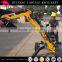Best quality atv towable 9hp backhoe with joystick CE approved