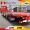 China low price 50 ton 40ft flatbed semi trailer