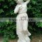Dancing white lady figurine with fashion style