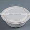 350ml- 12oz disposable biodegradable bowls with bagasse lid 135X46.6 WD04