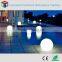 illuminated led ball/rechargeable battery operated wireless RGBW color change led ball