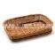 Wholesale Strong Wicker Display Tray Wicker Basket