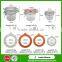 High quality glass storage jar sealed cans with silicone seal rign