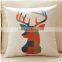 high quality label customized linen cushion