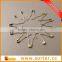 Neck designs for ladies suit nickel color pear safety pin manufacturer
