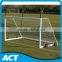 Portable full size football soccer goals with wheels LYM-732A