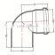 HIGH QUANLITY ELBOW WITH SOCKET HEAVY OF PVC GB STANDARD EXPANDING FITTINGS FOR DRAINAGE WITH GASKET