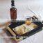 Rectangle horn lacquered serving tray