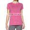 Hot Sale High Quality Women Custom Gym Sports Apparel Printed Logo T shirt