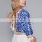 New Fashion Designer One Piece Wedding Party Mini Dress Deep V Beaded Embroidery Dress HSD7859