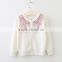 New hot high quality elastic unlined children cardigan with sequin infront