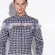 Men's check cotton Shirt slim fit shirt HOT! MSRT0044