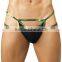 Hot Sale Sexy Mens Underwear Brief With Cross Strap Transpare Custom Band Brand Mens Boxer