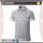 summer pure colors loose man t-shirt with polo neck