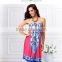 Walson Wholesale high quality boho clothing strapless printed sexy dress