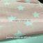 double cotton gentle muslin gauze for baby 21s/32s/40s printed/ grey muslin gauze double layers