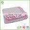 Factory Wholesale Pink Binding Fleece Kids Blanket