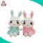 2016 custom mini plush stuffed bunny easter horn bunny plush