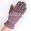 China Anti-slip Touch Screen Big Warm Cotton Polyester Gloves Winter Warm Embroidered Glove