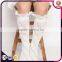 Fashion charming women's color soft knit square pattern winter wool leg warmers leg socks