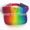 Tie Dyed Dye Visor Rainbow Mens Womens Golf Sun Accessory Hat Viser Tye Red Blue
