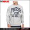 Customized Cotton Fleece Crewneck Sweatshirts Hot Sale Sweatshirt With Private Label