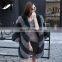 Latest Real Fox Fur Fashion Elegant Unique Womens Coat Winter Coat