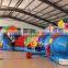 QIQI newest cater pillar tunnel toy,46ft Inflatable Clown Tunnel