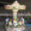2016 Hot sale amusement park rides fairground games mini carousel horse toy for children