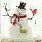 resin snowman snow globe for chrismas day