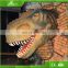 New products party decorations customized moving life size dinosaur head for sale
