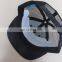 Simple design blank snapback cap with nylon mesh wholesales