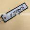 Newest cheap embroidery woven keychain manufacturers in china