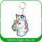 Rainbow Unicorn Party Favor Keychain Customer Design Available