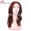 Hot Selling Good Feedback No Shend Tangle Free brawn Color Natural Wave 100% Human Hair Virgin Brazilian Lace front Wig