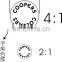 Metal rivet post with cap engraved logo for handbag & strap