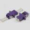 LC MM OM4 DX Adapter with ear Purple
