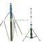 5m 6m 7m 8m manual hand crack telescopic mast for light FM antenna